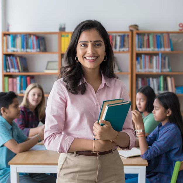 Student in classroom