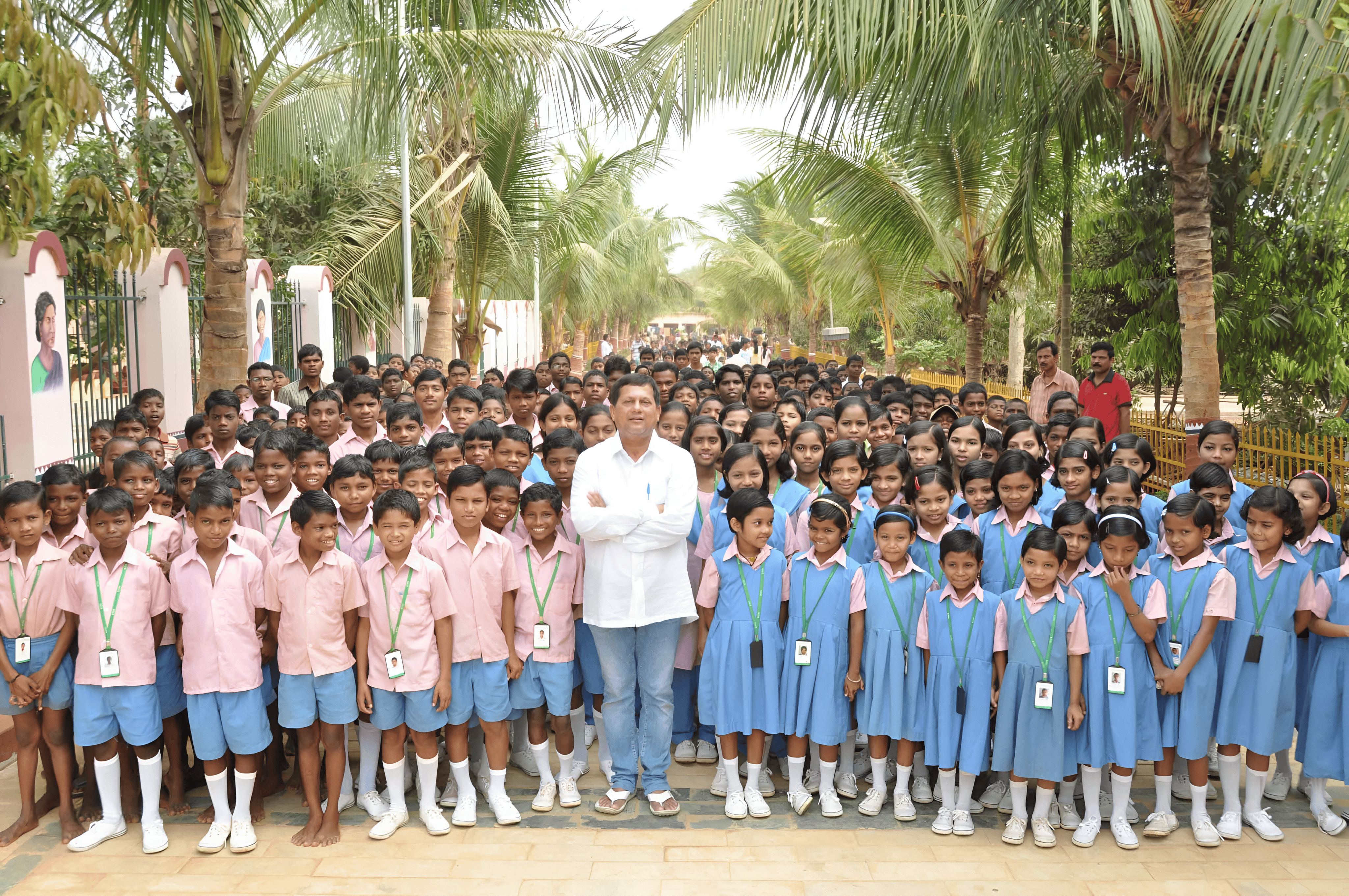 Dr. Achyuta Samanta with students