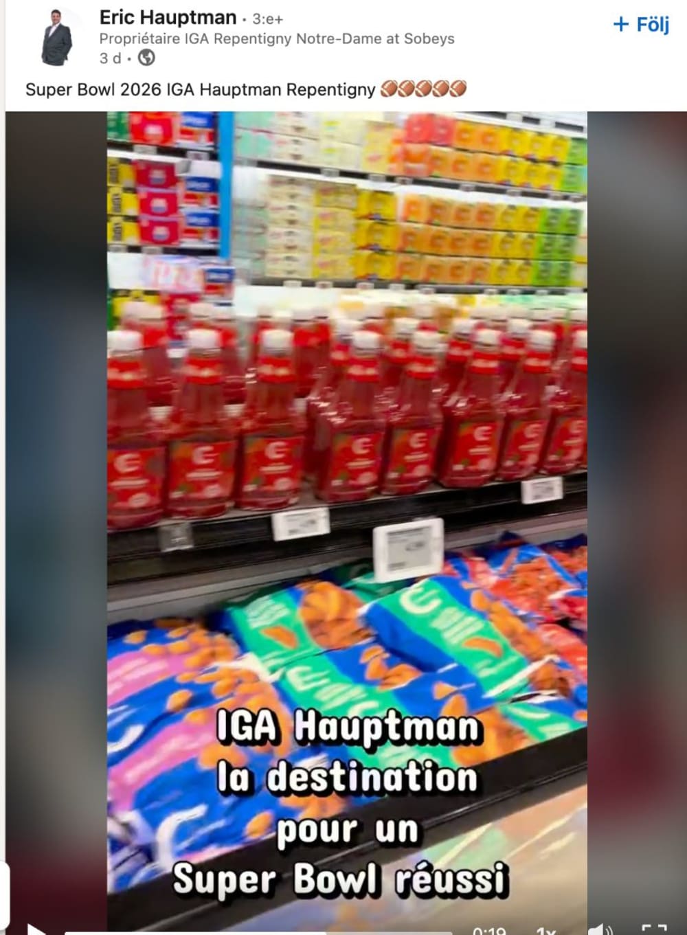 Bild i tråden: Pricer - Man har bra snurr på LinkedIn - Sobeys OZESL