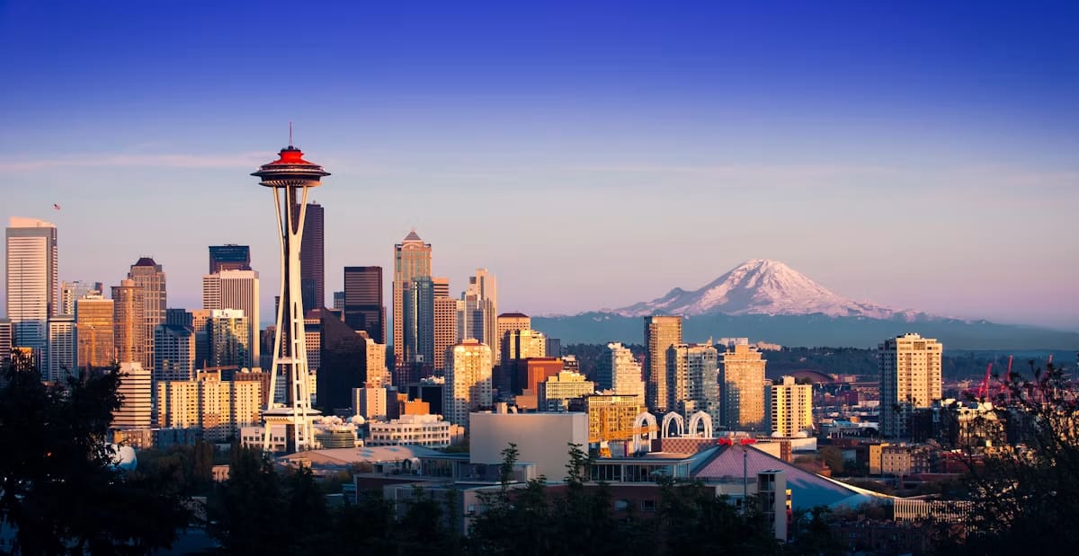 Seattle, Washington — A1CHARTERS group charter destination