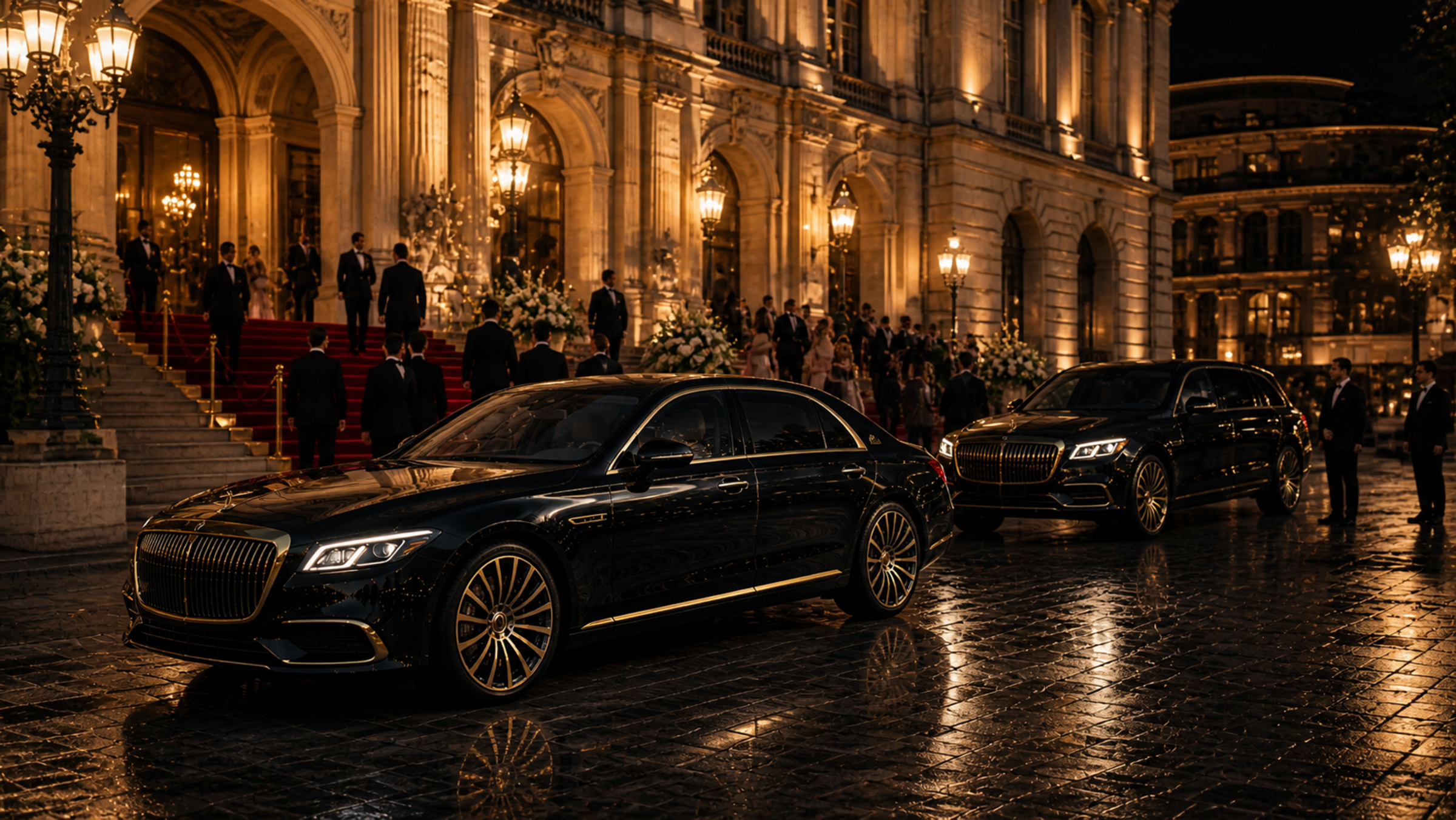 Luxury vehicle for Galas & Black-Tie transport