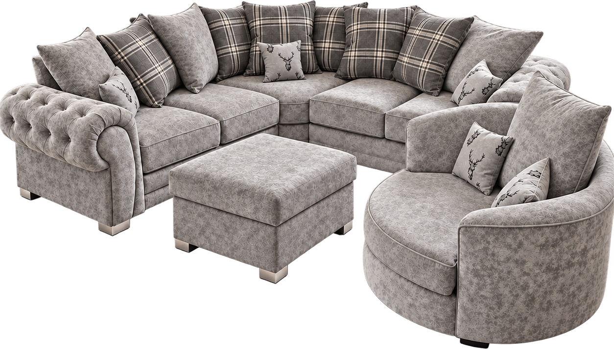 Verona Family Set Scattered Back sofa