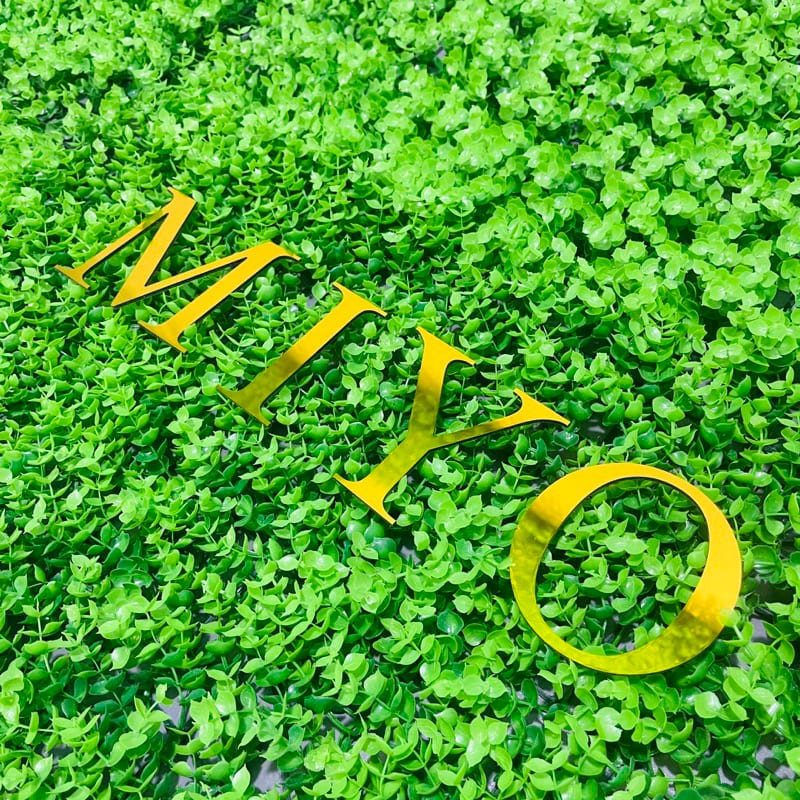Chữ Alu Vàng Gương Cao 10cm Dày 3mm Font Time Dán Tường Biển Quảng Cáo