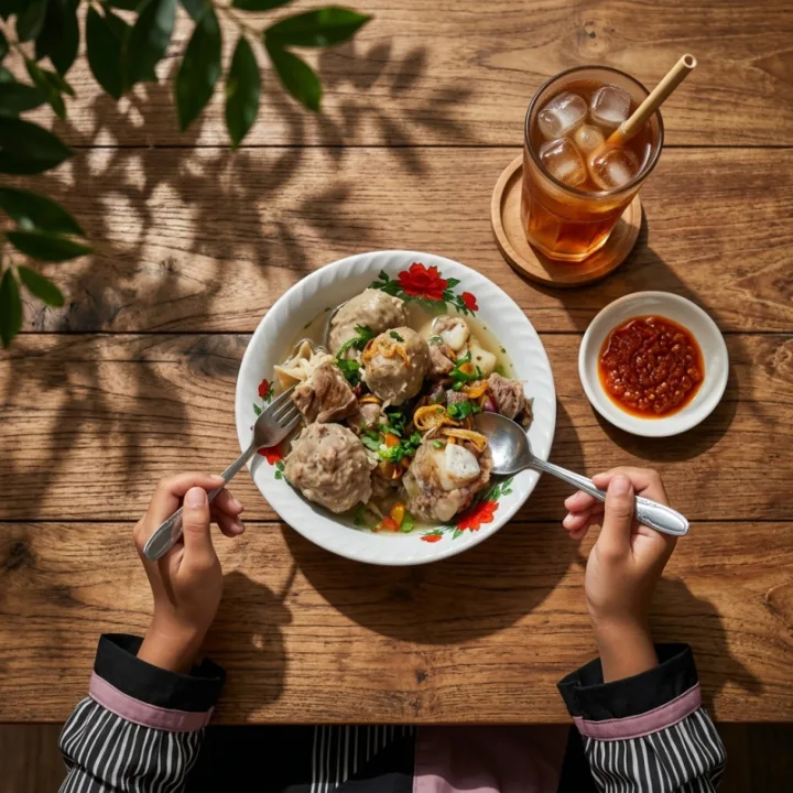Bakso Cincang Komplit