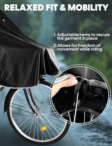 Vue 6 de Impermeable Leau Cyclisme