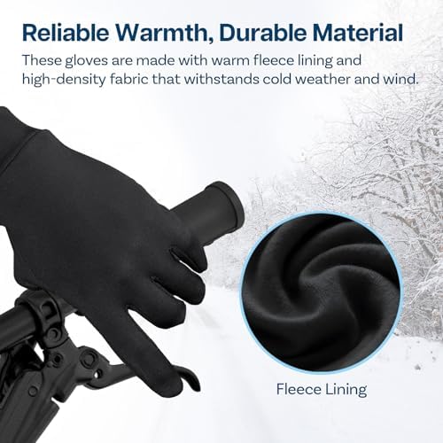 Vue 6 de Gants Dhiver Antiderapant Et