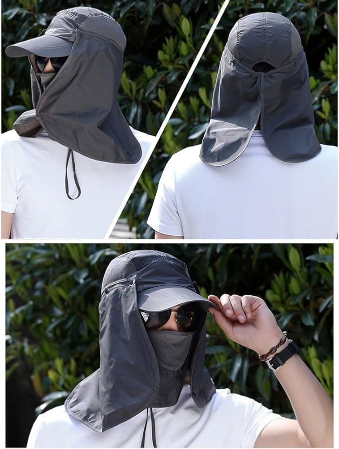 Vue 2 de Casquette De Protection Antiuv