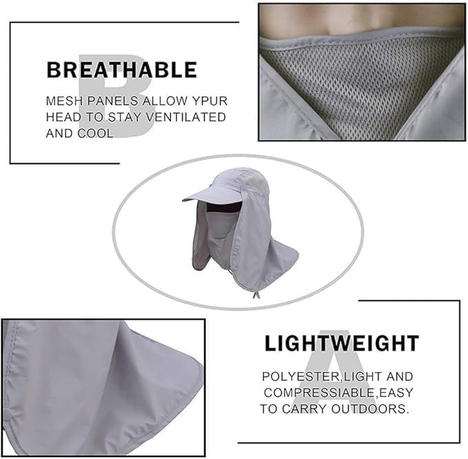 Vue 6 de Casquette De Protection Antiuv