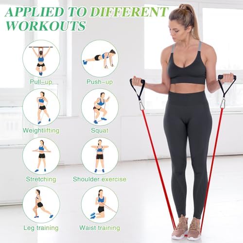 Vue 5 de Pcs Elastique Musculation Elastique