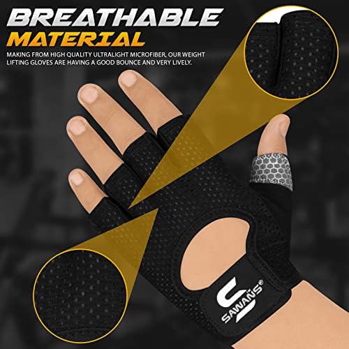 Vue 3 de Sawans Gants De Gym