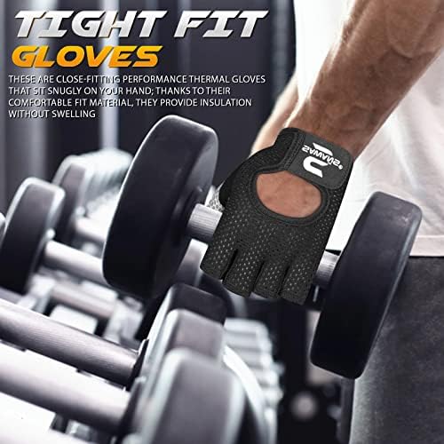 Vue 4 de Sawans Gants De Gym