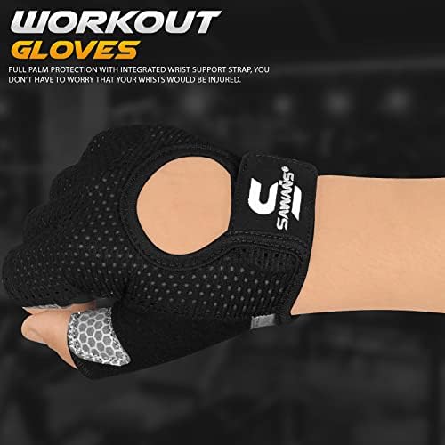 Vue 7 de Sawans Gants De Gym