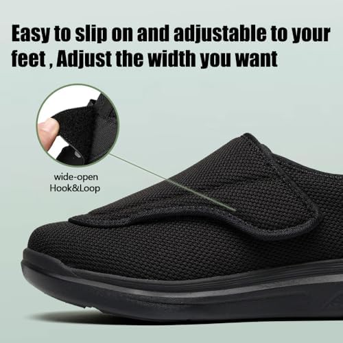 Vue 3 de Chaussures Orthopediques Extra Larges