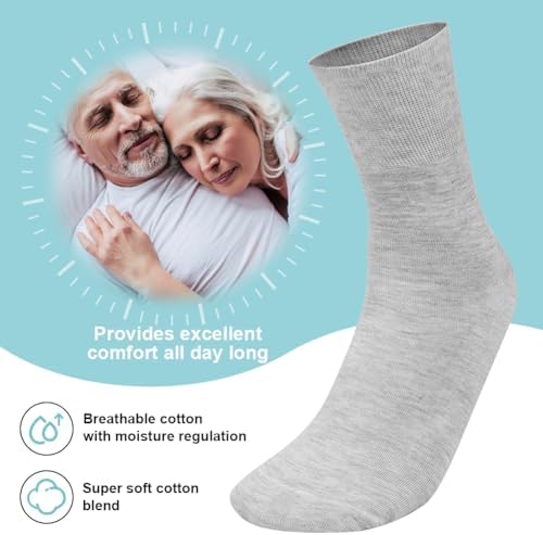 Vue 4 de Chaussettes Diabetiques Homme Femme