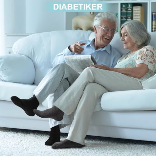 Vue 7 de Chaussettes Diabetiques Homme Femme