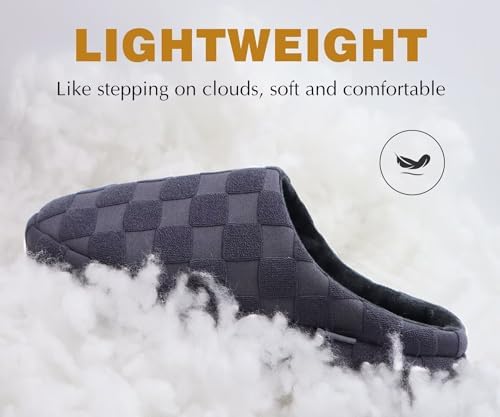 Vue 6 de Hommes Chaussons Confortables Rembourrage