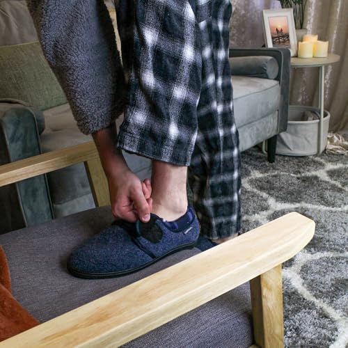 Vue 4 de Pantoufles Orthopediques Pour Homme