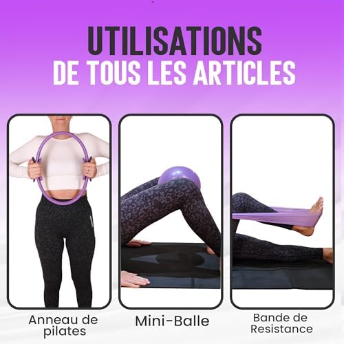 Vue 3 de Fitfathanneau Pilatecercle Pilateaccessoire Yogaballon
