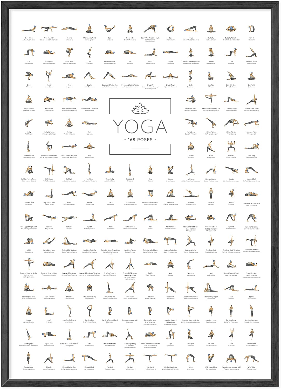Vue 1 de Junomi Poster De Yoga