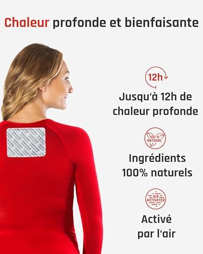 Vue 2 de Patch Chauffant Dos Nuque