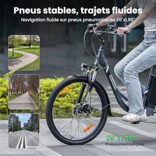 Vue 4 de Touroll Velo Electrique