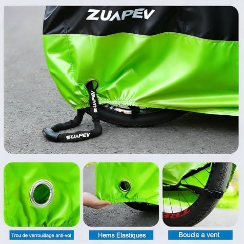 Vue 5 de Zuapev Housse Velo Exterieur