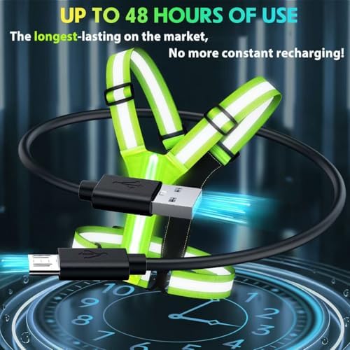 Vue 3 de Led Securite Rechargeable Usbgilet