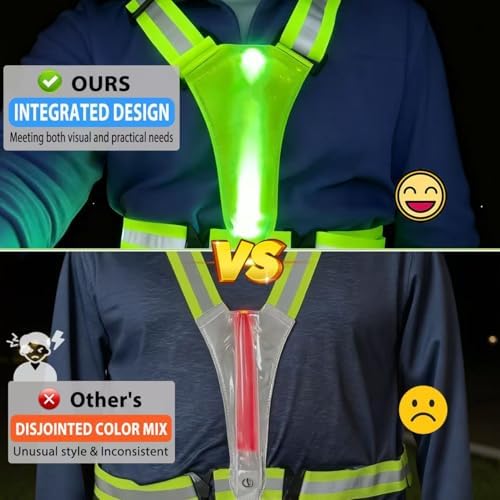 Vue 4 de Led Securite Rechargeable Usbgilet