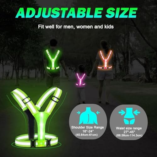 Vue 5 de Led Securite Rechargeable Usbgilet