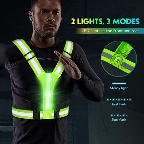 Vue 6 de Led Securite Rechargeable Usbgilet