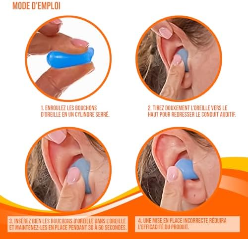 Vue 4 de Bouchons Doreille Protection Auditive