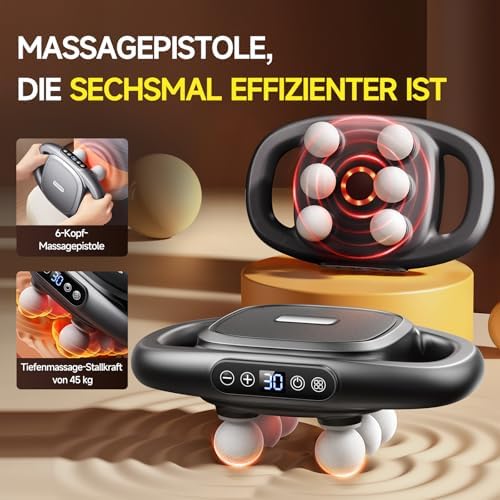 Vue 2 de Tiamo Pistolet De Massage