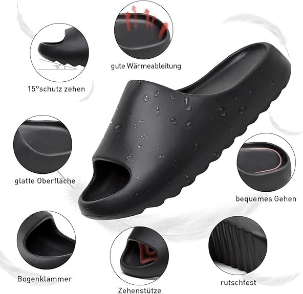 Vue 2 de Claquette Hommes Claquettes Femme