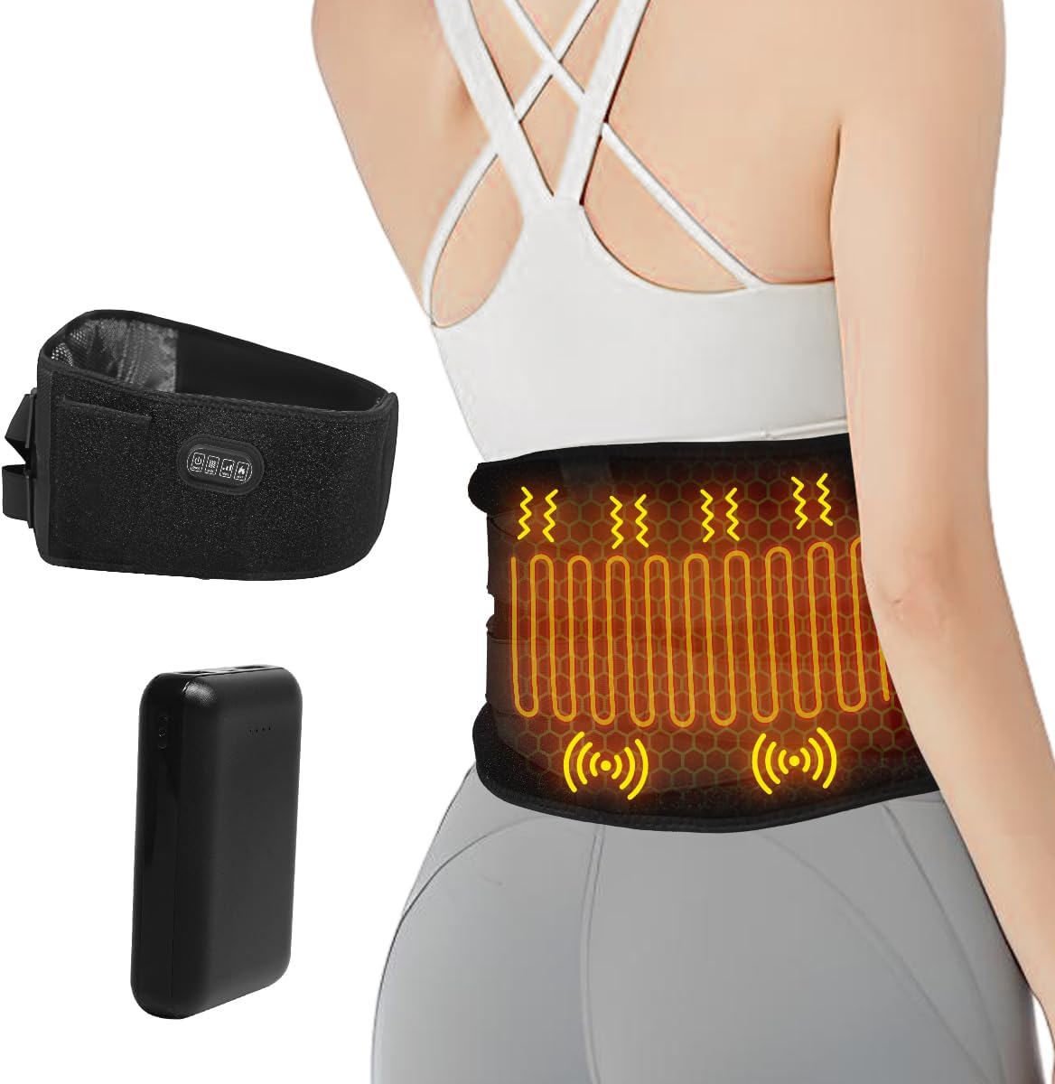 Vue 1 de Ceinture Chauffante De Massage