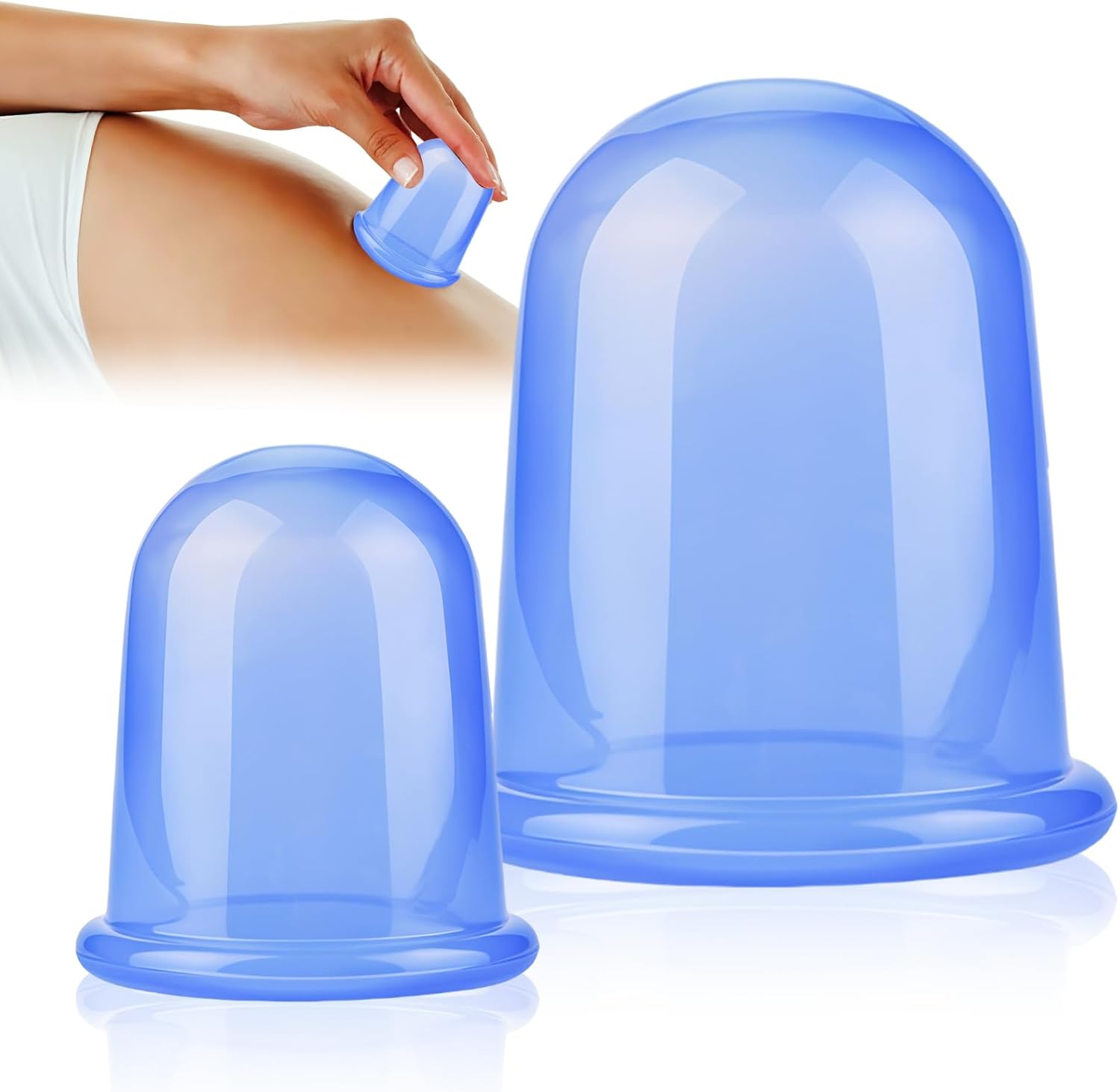 Vue 1 de Ventouses Massage En Siliconeanticellulite