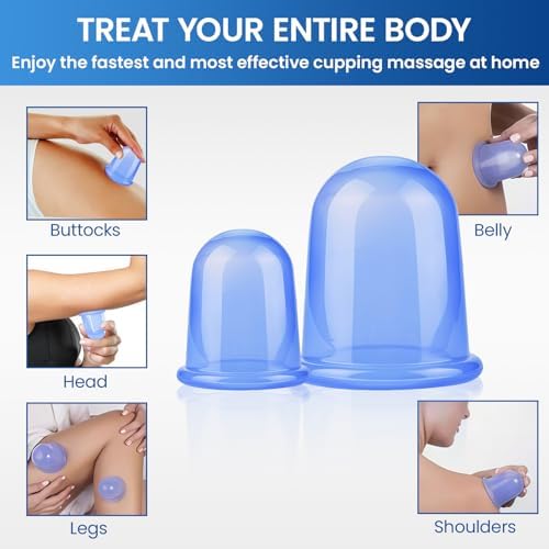 Vue 4 de Ventouses Massage En Siliconeanticellulite