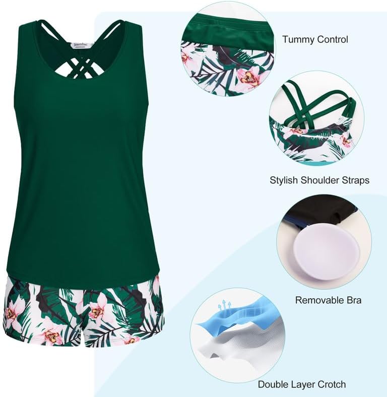 Vue 3 de Tankini Maillot De Bain