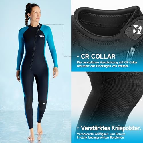 Vue 2 de Combinaison Complete En Neoprene