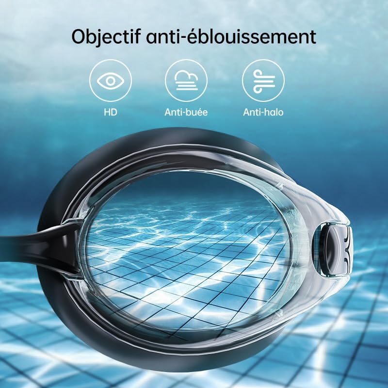 Vue 4 de Lunettes De Natation Avec