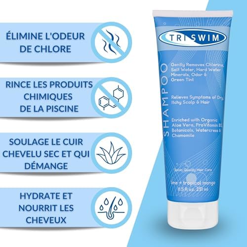 Vue 2 de Triswim Shampoing Antichlore Soin