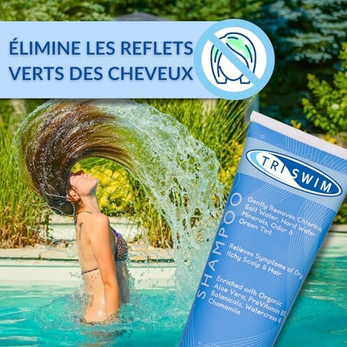 Vue 4 de Triswim Shampoing Antichlore Soin