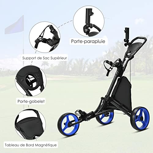 Vue 2 de Goplus Chariot De Golf