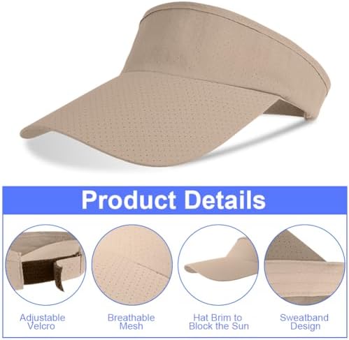 Vue 3 de Visiere Casquette Anti Uv