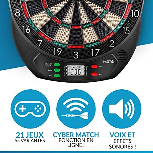 Vue 3 de Dartpro Cible De Flechettes