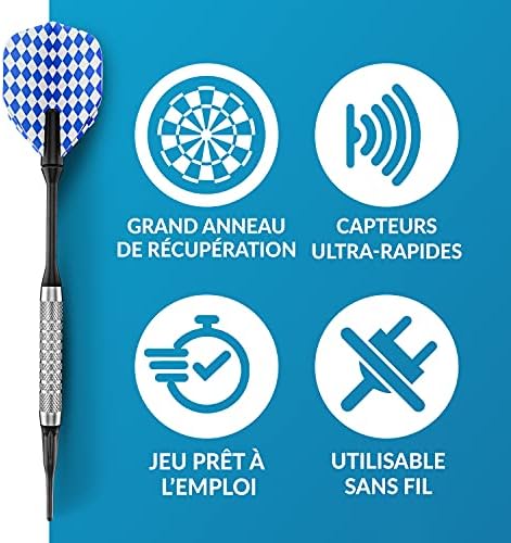 Vue 4 de Dartpro Cible De Flechettes