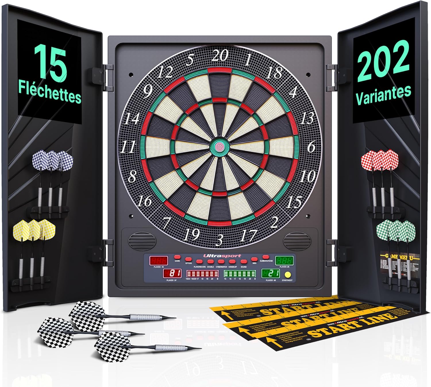 Vue 1 de Ultrasport Cible De Flechettes