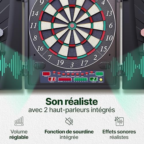 Vue 3 de Ultrasport Cible De Flechettes