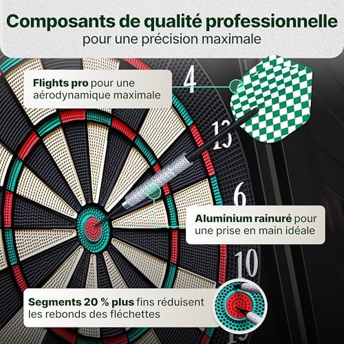 Vue 4 de Ultrasport Cible De Flechettes