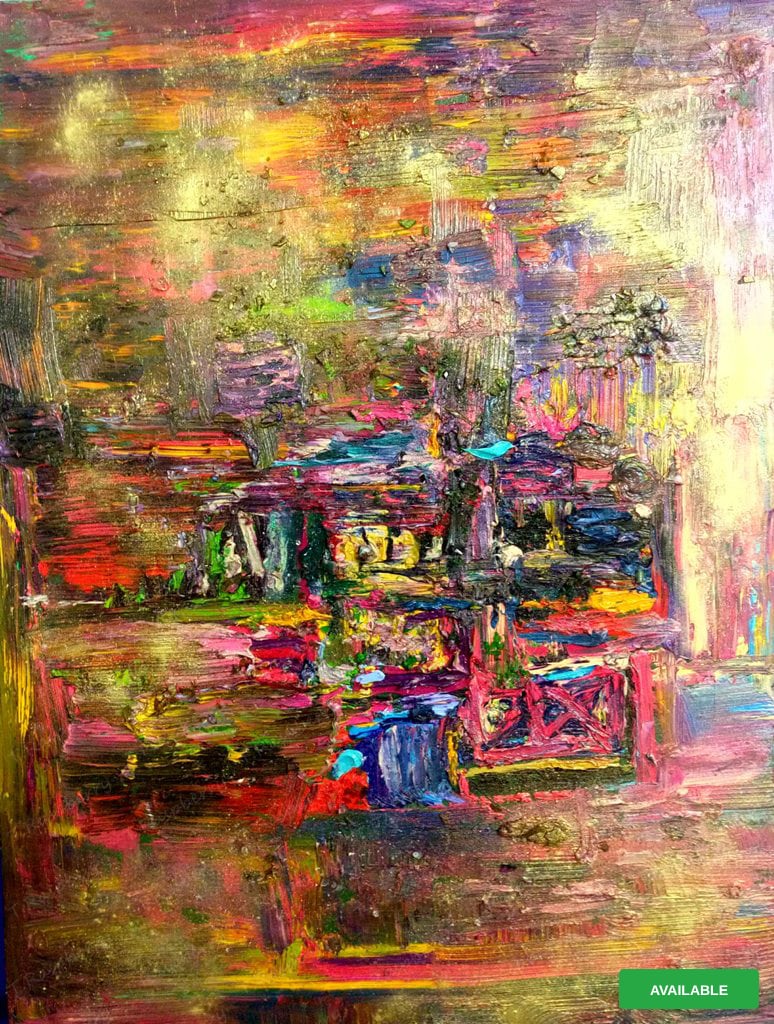 _. 2016. Canvas Glass Oil. 80x60 cm