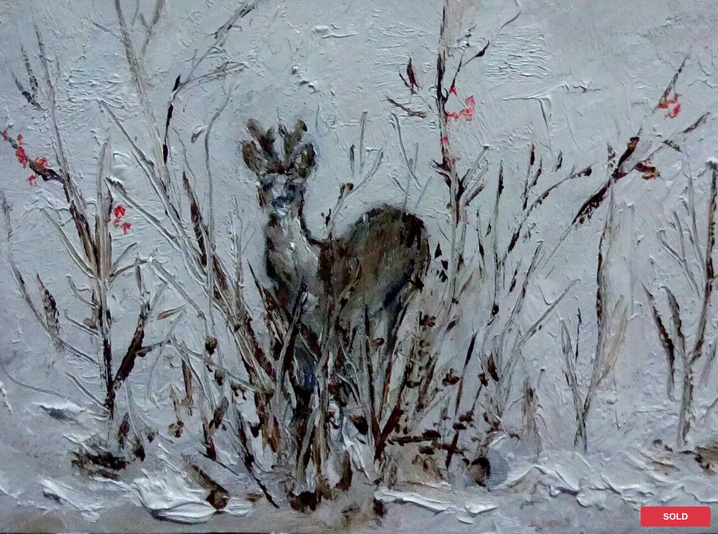 Fawn. 2017. Canvas Oil. 10x15 cm